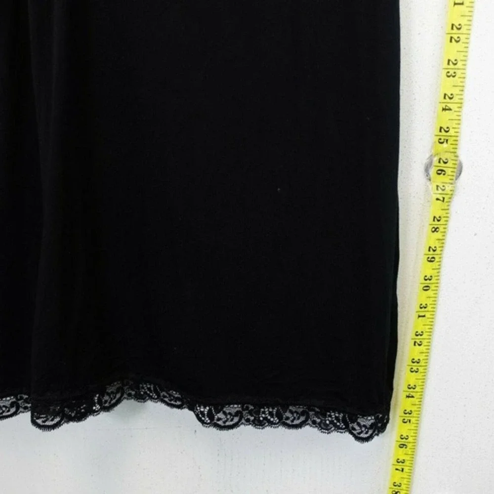 Adore Me Womens 3X XXXL Black Floral Lace Chemise Dress Sleepwear‎ Strappy New